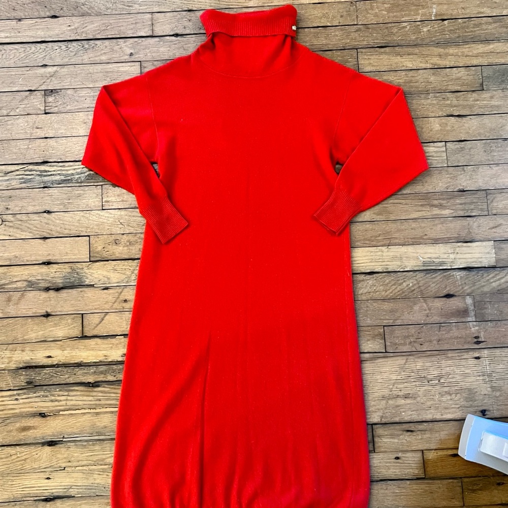CHANEL Vintage Cashmere Turtleneck Dress - Picture 6 of 9